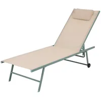 BEST Freizeitmöbel Best Sonnenliege Travis 185 cm x 55
