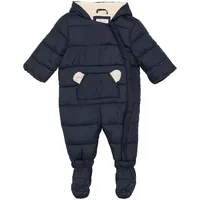 S.Oliver Schneeanzug mit abnehmbaren Füsschen und samtigem Fleecefutter navy
