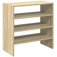 VidaXL Schuhregale 2 Stk. Stapelbar Sonoma-Eiche 60x30x30,5 cm