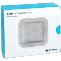 Coloplast Biatain Superabsorber nicht-haftend 7,5x7,5 Cm