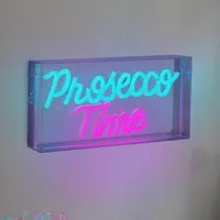 NÄVE LED Tischleuchte Prosecco Time klar 30x15 cm Kunststoff