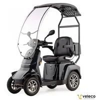 VELECO GRAVIS - 4-Rad-Mobilitätsroller mit Dach - komplett montiert