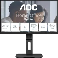 AOC 22E2UMF 1920 x 1080 Pixel, 21.50"), Monitor, Schwarz