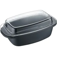 Berndes Aluguss-Unibräter mit Glasdeckel 32 x 21 cm,