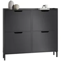 SoBuy FSR100 100 x 90 x 19 cm schwarz
