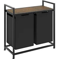 Tectake tectake® Wäschesortierer höhenverstellbare Kunststofffüße