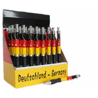Ellug 24 x Kugelschreiber Deutschland im Verkaufsdisplay, Fanartikel (K260564)