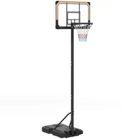 Sportnow HOMCOM Basketballkorb Outdoor mit Ständer, 182-213 cm höhenverstellbar,