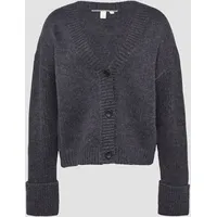 QS Strickjacke in schwarz, S