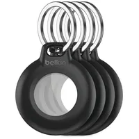 Belkin Secure Holder mit Schlüsselanhänger für AirTag schwarz 4er