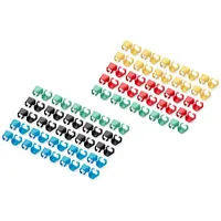Digitus Farbclips für Patchkabel Gemischt (je 20 Stück in
