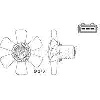 Mahle CFF 7 000S Lüfter Motorkühlung u.a. passend für