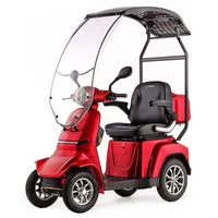 VELECO GRAVIS Elektromobil mit Dach rot