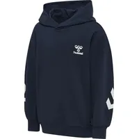 Hummel hmlDUE HOODIE - Black Iris - 122