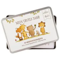 Sigikid Schmuckdose mit 30 Meilensteinkarten Mister O'Lui in bunt