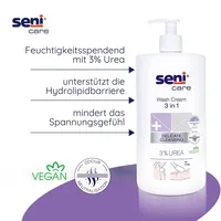 Seni Care Waschcreme 3 in 1 mit 3% Urea,