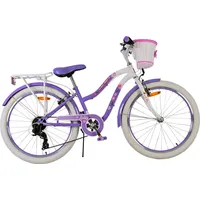 Volare Lovely 24" RH 33.5 cm lila 7-Gang Handbremsen