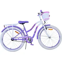 Volare Kinderfahrrad für Mädchen 26 Zoll in Lila für