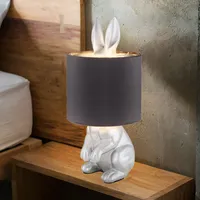 GLOBO Tischleuchte Beistelllampe Nachttischlampe Kaninchen-Design BigLight