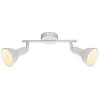 GLOBO Decken Lampe Leuchte Beleuchtung Metall Weiß Gold Spot