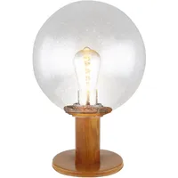 GLOBO Garten Außenbeleuchtung Sockelleuchte Außen E27 Außenlampe Stehlampe, Alu