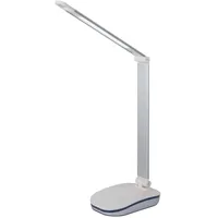 GLOBO LED Schreib Tisch Lampe silber USB Slot Touch