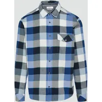 S.Oliver - Regular Fit: Kariertes Flanellhemd mit Brusttasche, Herren,