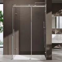 SoGood doporro Duschkabine Schiebetür Dusche Eckdusche 90x120x195cm Duschabtrennung mit