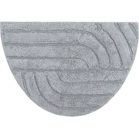 Andas Badematte Marie Streifen Grau 50 x 80 cm