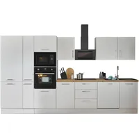 BASIC by Balculina Küchenzeile »Turin«, Breite 370 cm, wahlweise