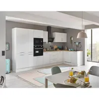 BASIC by Balculina Winkelküche Turin L-Form 370 cm weiß