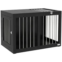 PawHut Hundekäfig Haustierkäfig, Hundehütte, Hundebox Hundehaus, schwarz