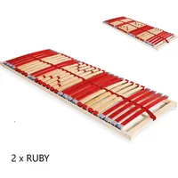 Coemo 2 Stk. Lattenrost RUBY NV 7-Zonen 28 Leisten