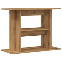VidaXL Aquariumständer Artisan-Eiche 80x35x60 cm Holzwerkstoff
