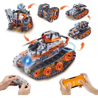 Vevor STEM-Bauspielzeug für Kinder, 5-in-1, 554 Teile, ferngesteuerte Autobausätze,