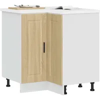 VidaXL Küchen-Eckunterschrank Porto Sonoma-Eiche Holzwerkstoff