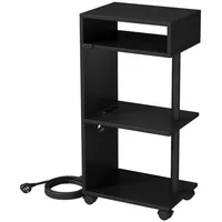 Vicco Beistelltisch Barion, Schwarz, 38 x 38 cm