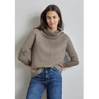 STREET ONE Rollkragenpullover - Strickpullover, Langarm, Baumwollmix mit Stretchanteil