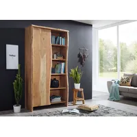 MASSIVMOEBEL24.DE Regal Akazie 105x45x204 natur lackiert PURE ACACIA #710