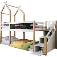 XDOVET Hochbett Baumhaus 90 x 200 cm Kiefer beige