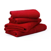 Möve for frottana Handtuchset 4-tlg. rot