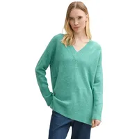 Tom Tailor Denim Damen 1043357 Pullover, 36126-Pacific Teal Melange,