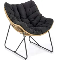 Konsimo Gartensessel BETTA Rattan 90 x 90 x 90