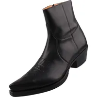 Sendra Herren Stiefeletten 7826 Schwarz - Schwarz