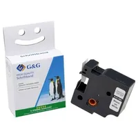 G&G Schriftband BB-D-G-D1-45803 Kompatibel ersetzt DYMO 45803 Bandfarbe: Weiß