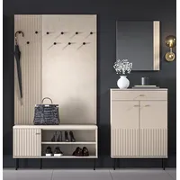Ml meble Garderoben-Set SOPHIE SET H Schuhschrank mit Sitzbank