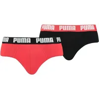 Puma Slip mit Label-Detail im 2er-Pack, Rot, S