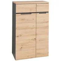 Innostyle Büroschrank MEMPHIS 2-türig GH10 Front Artisan Eiche Korpus