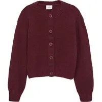 S.Oliver - Verkürzte Strickjacke mit Knopfleiste, Kinder, Rosa, 116/122