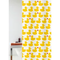 GRUND Duschvorhang Happy Spring 180 x 200 cm gelb